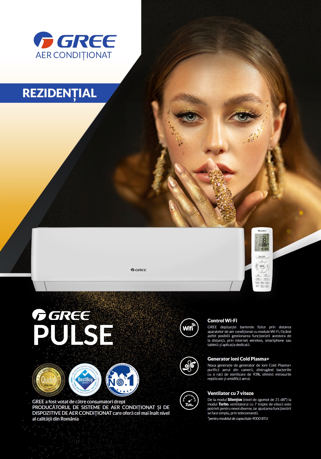 Aparat De Aer Conditionat Gree Pulse Gwh Agb K Dna A Inverter